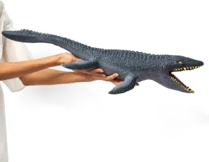 Willkos Mosasaurus Realistic Dinosaur Toy-Ocean Sea Monster-Christmas and Birthday Dinosaur Gift Boys Girls-Mosasaurus Toy, Movable Joints Action Figures, Best Action Figure and Travel Bag