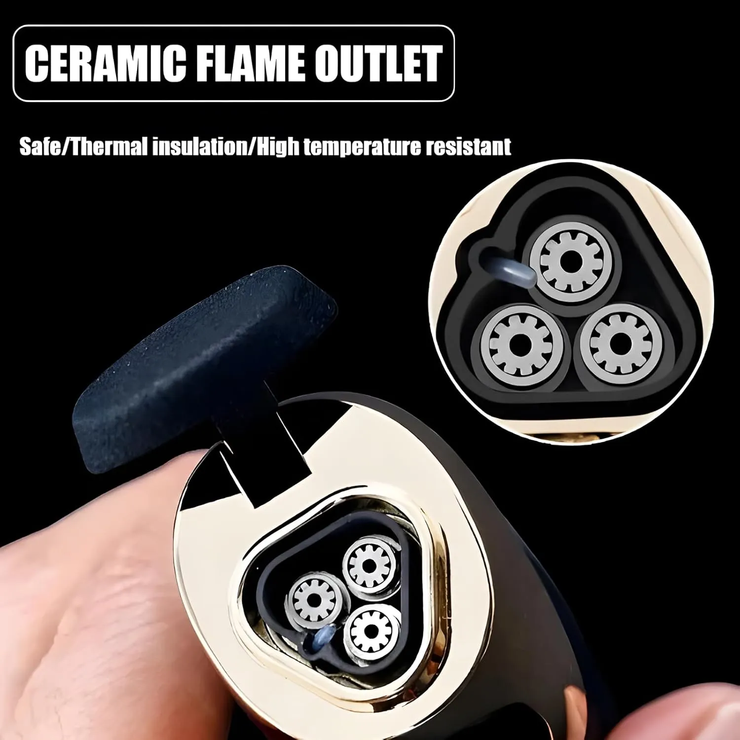 Windproof Electric Lighter with Touch Sensitive Case, Touch Sensor Flame Lighter Cool Lighters: 3-Flame Adjustable, USB Charging, LED Display, Suitable for Outdoor, Camping (B)