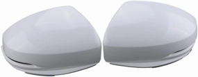 Wing Mirror Covers Rearview Mirror Housing Side Mirror Cover with Signal Lamp Hole for Jazz 2014-2018