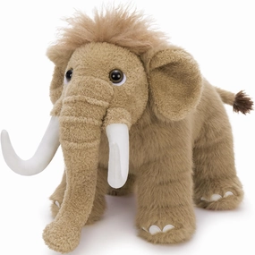 Woolly Mammoth Plush Toy, Cute Soft Elephant Stuffed Animal for Boys Girls Kids, 16" Cuddly Christmas Birthday Gift for Ancient Animal Lover
