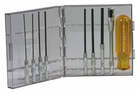 Xcelite 99PS41MM 9-Piece Series 99 Allen Hex Socket Type Screwdriver Set