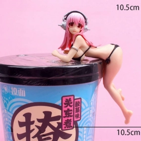 XLONGHOMES SoniComi (Suuper Sonico) Sonico Noodle Stopper Figure - Seexy Anime Girl Figure Girl Figure Model（No Cartoon Box
