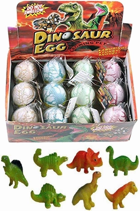 YKL World Magic Growing Dinosaur Eggs in Water - Dinosaur Egg Toys Gifts for Kids Party Supplies