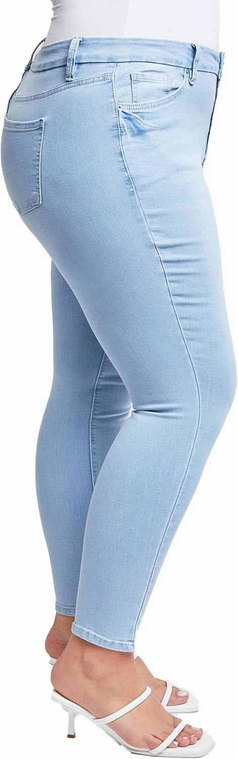 YMI Women's Plus Size Sustainable Curvy Fit Skinny Jeans