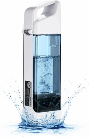 Yoidesu Hydrogen Water Bottle, 300ML Portable Hydrogen Water Bottle Generator, Rechargeable Electrolytic Water Glass Machine, Hydrogen Rich Water Ionizer Machine for Home Travel Office